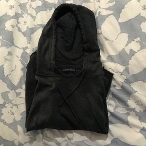 Grey / Black Brandy Melville Cropped Sweater